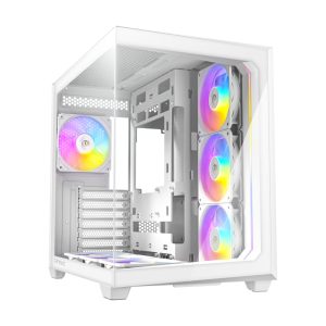 Antec C5 ARGB ATX DUAL Mid Tower Gaming Chassis â€“ White