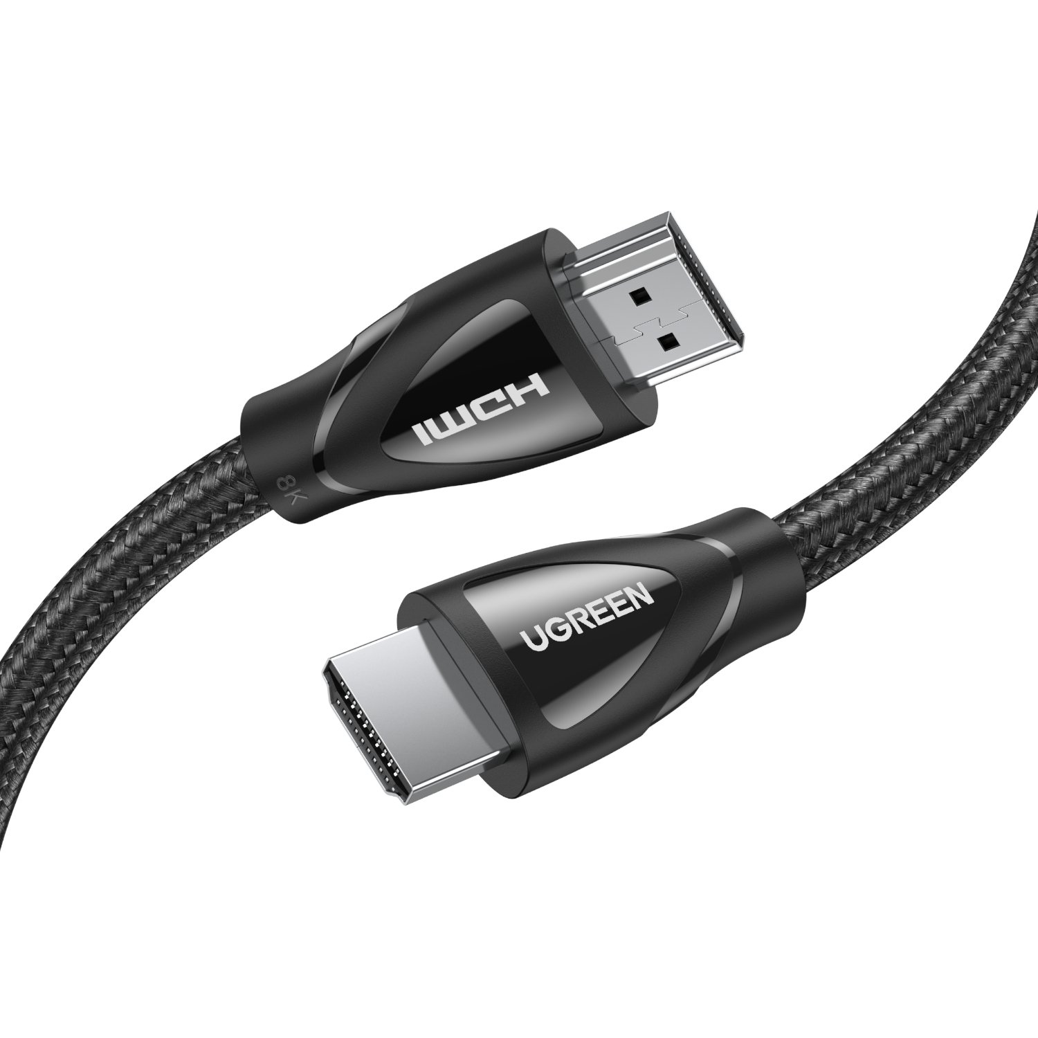 UGreen HDMI 2.1 Male to Male Cable 2M (8K@60Hz | 4K@120Hz) – Black - Image 3