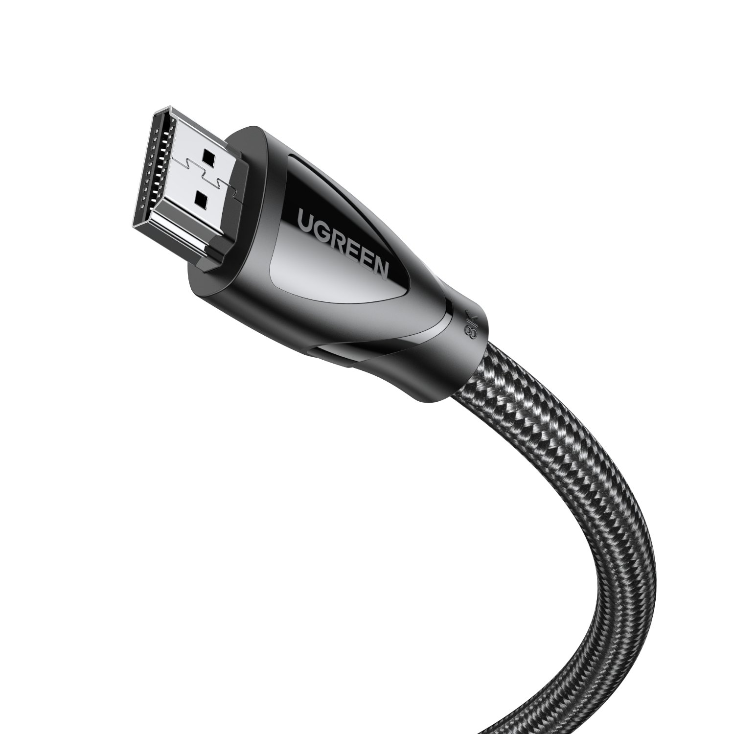 UGreen HDMI 2.1 Male to Male Cable 2M (8K@60Hz | 4K@120Hz) – Black - Image 4