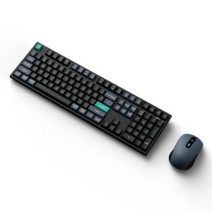 Keychron B36 100% Layout Wireless Keyboard and Mouse Combo â€“ Black/Green